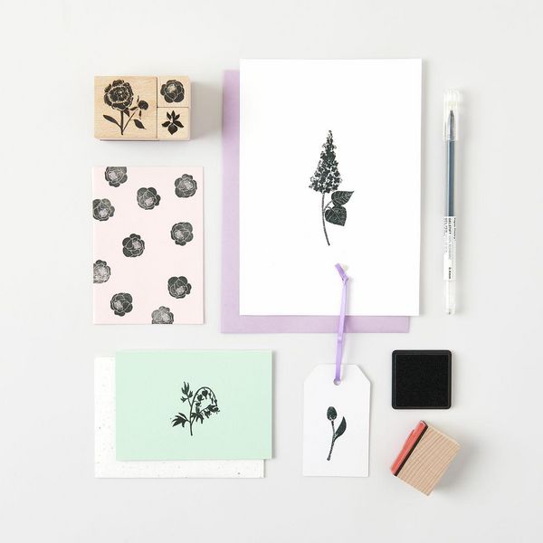 Produktbild: Stempelset Blumen , 9 Stempel