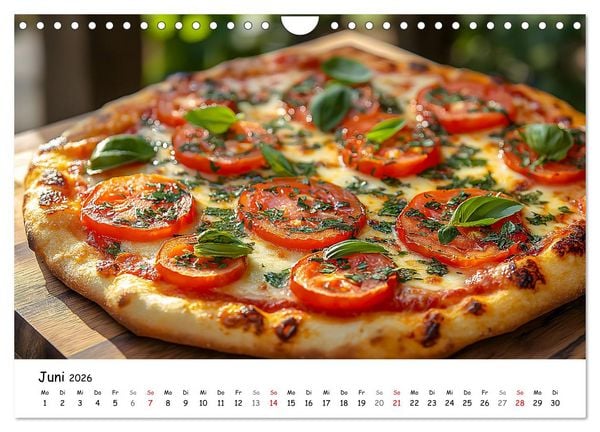 Produktbild: Pizza geht immer - Zu jeder Jahreszeit (Wandkalender 2026 DIN A4 quer), CALVENDO Monatskalender