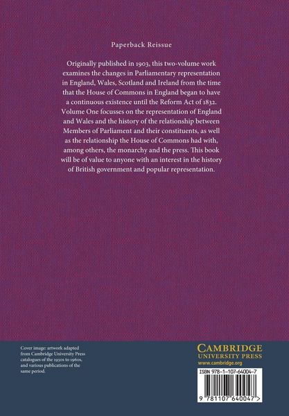 Produktbild: The Unreformed House of Commons