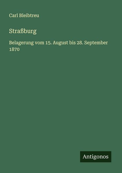 Produktbild: Stra&szlig;burg