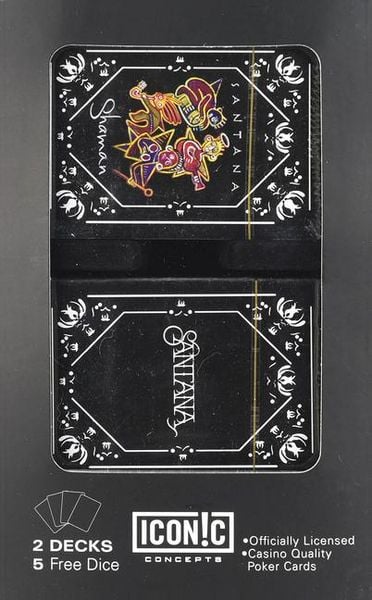 Produktbild: Santana Double Deck Playing Card Set with Dice
