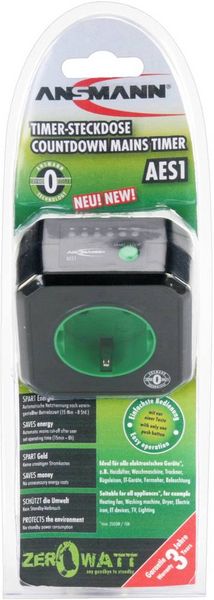 Produktbild: Ansmann 5024063 Steckdosen-Timer digital Tagesprogramm 2500W IP20