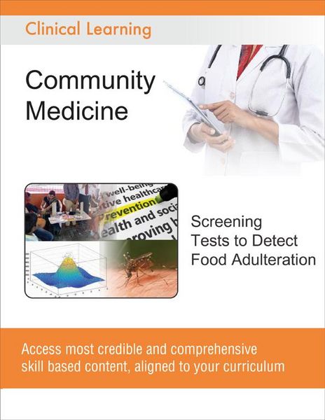Produktbild: Screening Tests to Detect Food Adulteration