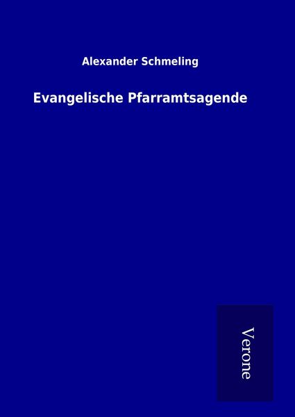 Produktbild: Evangelische Pfarramtsagende