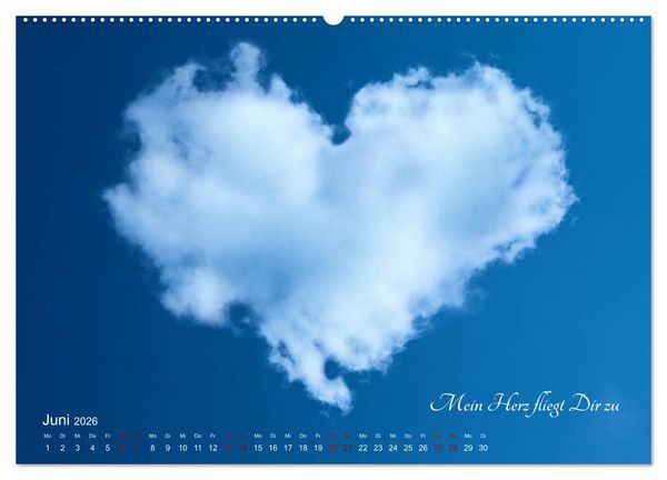 Produktbild: Emotionale Herzensdinge (hochwertiger Premium Wandkalender 2026 DIN A2 quer), Kunstdruck in Hochglanz