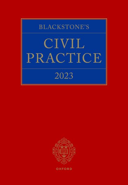 Produktbild: Blackstone's Civil Practice 2023