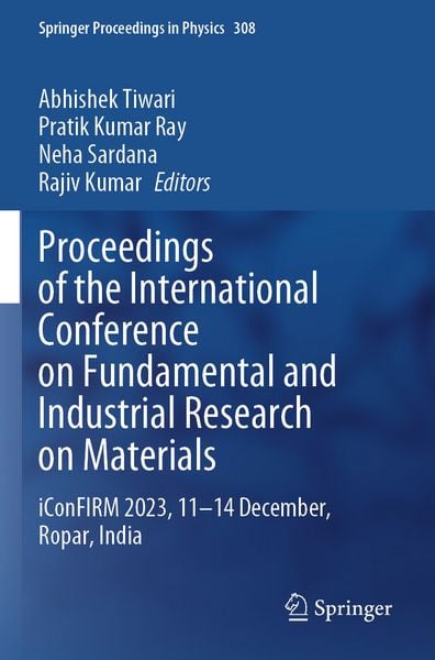 Produktbild: Proceedings of the International Conference on Fundamental and Industrial Research on Materials