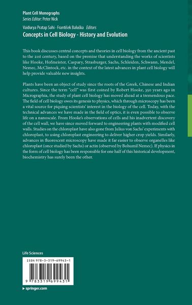 Produktbild: Concepts in Cell Biology - History and Evolution