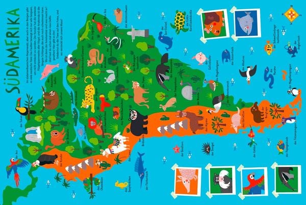 Mein kunterbunter Tieratlas
