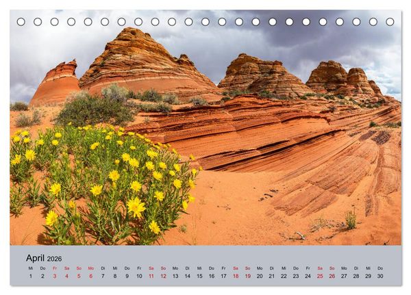 Produktbild: Magische Landschaften - Unterwegs im S&uuml;dwesten der USA (Tischkalender 2026 DIN A5 quer), CALVENDO Monatskalender