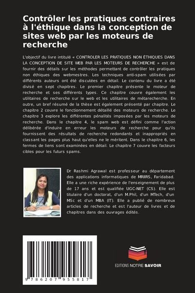 Produktbild: Contr&ocirc;ler les pratiques contraires &agrave; l'&eacute;thique dans la conception de sites web par les moteurs de recherche