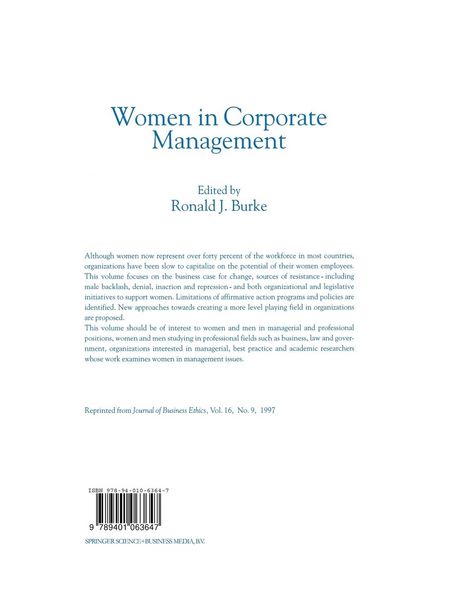 Produktbild: Women in Corporate Management