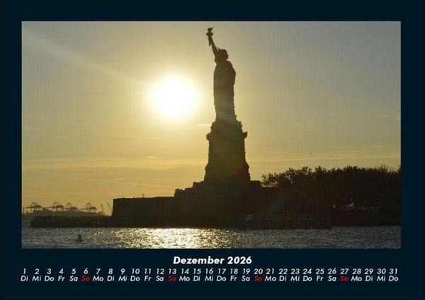Produktbild: New York 2026 Fotokalender DIN A4