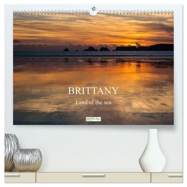 Produktbild: Brittany - Land of the sea - UK-Version (High Quality Premium Wall Calendar 2026 DIN A2 landscape),CALVENDO 12 Month Wall Calendar