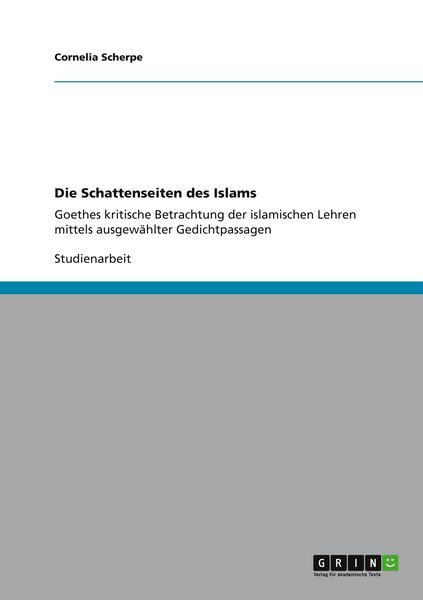 Produktbild: Die Schattenseiten des Islams