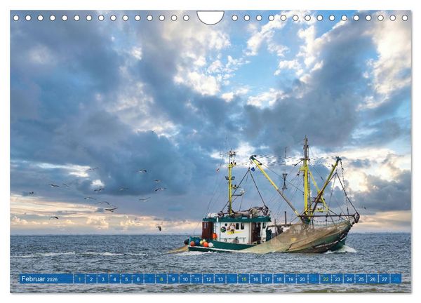 Produktbild: Borkum Ansichten (Wandkalender 2026 DIN A4 quer), CALVENDO Monatskalender