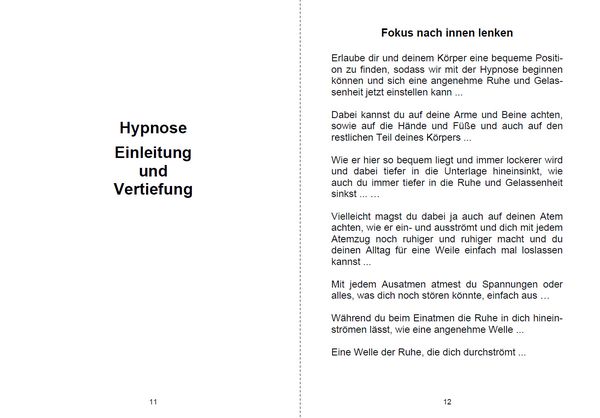 Produktbild: Hypnosetexte zum Vorlesen und selber Zusammenstellen