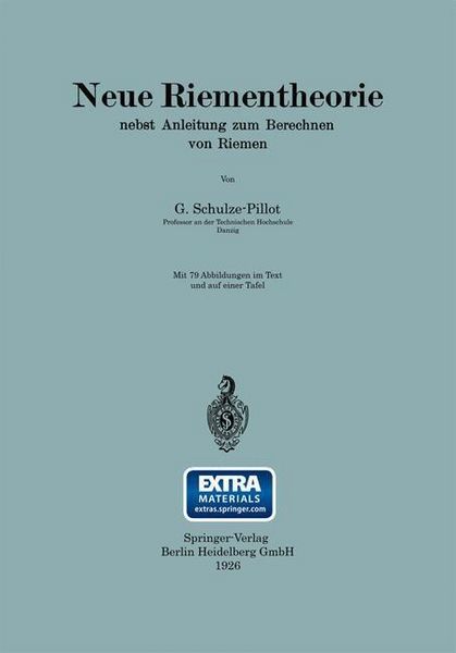 Produktbild: Neue Riementheorie