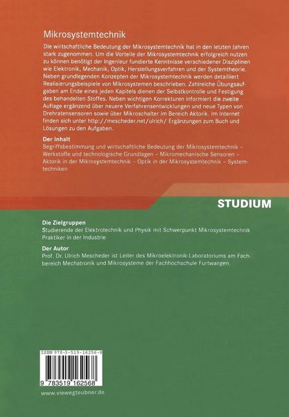 Produktbild: Mikrosystemtechnik