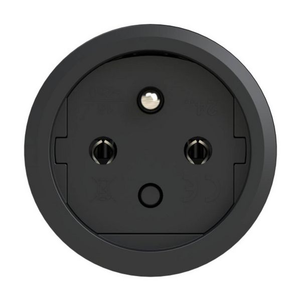 Produktbild: PCE 2412-srw Schutzkontaktkupplung Gummi, Kunststoff 230V Schwarz, Rot IP54