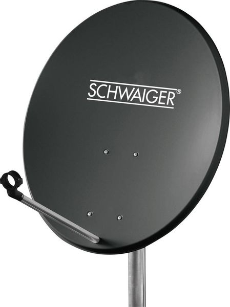 Schwaiger SPI550.1 SAT Antenne 60cm Reflektormaterial: Stahl Anthrazit