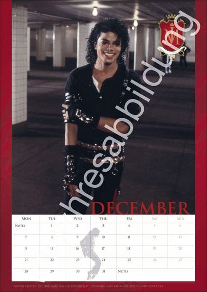 Produktbild: Michael Jackson Posterkalender 2027