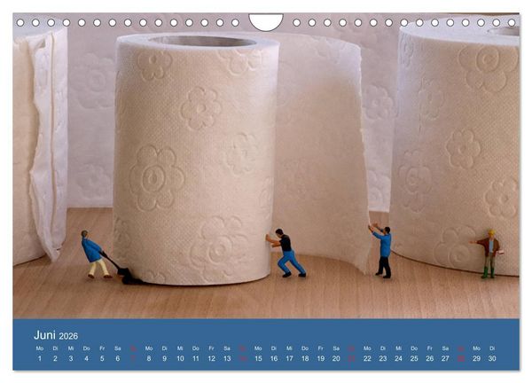 Produktbild: Neue Miniaturen - Klein ganz gro&szlig; 2.0 (Wandkalender 2026 DIN A4 quer), CALVENDO Monatskalender