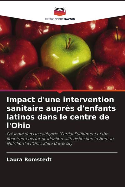 Produktbild: Impact d'une intervention sanitaire aupr&egrave;s d'enfants latinos dans le centre de l'Ohio