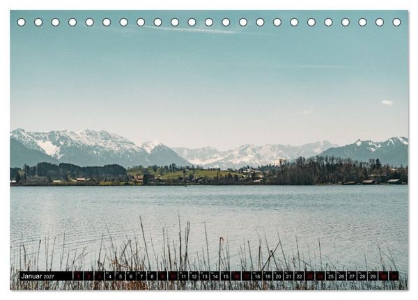 Produktbild: Bayrische Seen und W&auml;lder (Tischkalender 2027 DIN A5 quer), CALVENDO Monatskalender