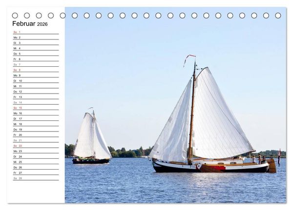Produktbild: Friesland - Fryslan (Tischkalender 2026 DIN A5 quer), CALVENDO Monatskalender