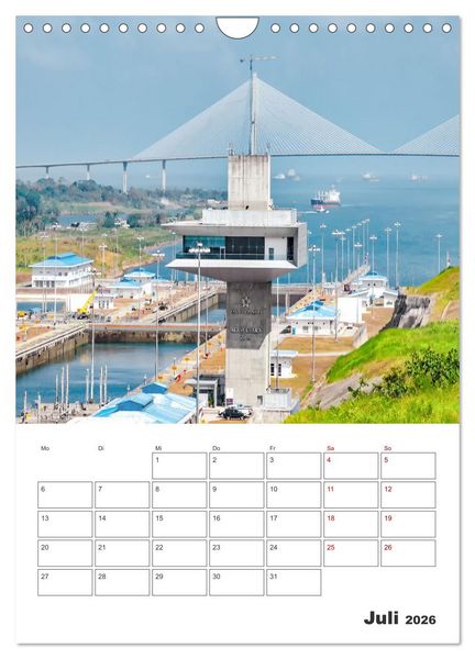 Produktbild: Reise durch Mittelamerika - Urlaubsplaner (Wandkalender 2026 DIN A4 hoch), CALVENDO Monatskalender