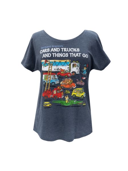 Produktbild: Richard Scarry: Cars and Trucks and Things That Go Women's Relaxed Fit T-Shirt Small