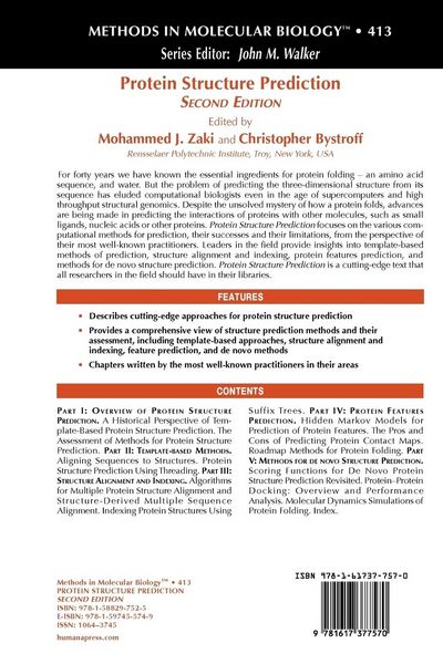 Produktbild: Protein Structure Prediction