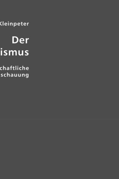 Produktbild: Kleinpeter, H: Der Ph&auml;nomenalismus