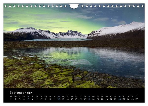 Produktbild: Traumziel Island 2027 (Wandkalender 2027 DIN A4 quer), CALVENDO Monatskalender