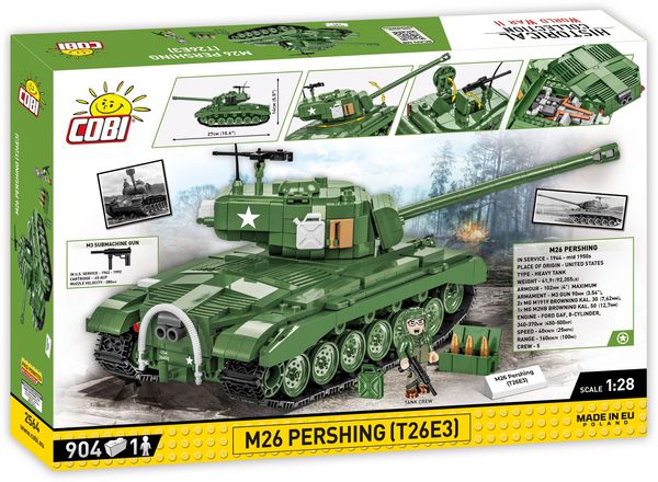 Produktbild: COBI 2564 - Historical Collection, Panzer M26 Pershing T26E3 WWII
