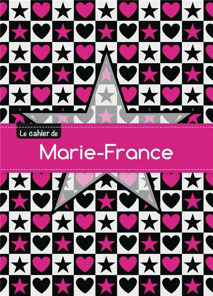 Produktbild: Cahier marie france ptscx,96p,a5