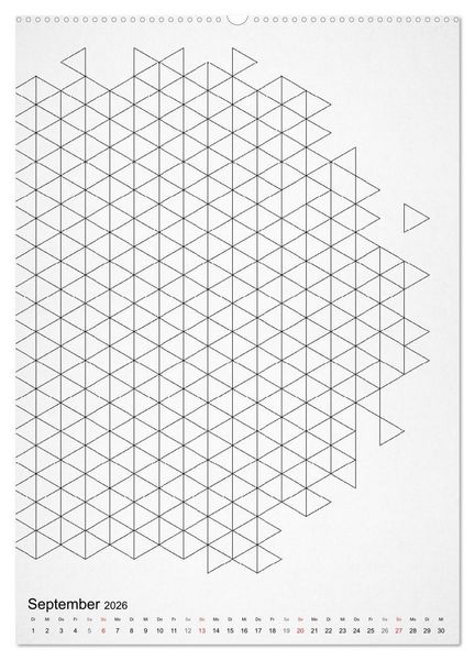 Produktbild: Geometric Graphik Art (hochwertiger Premium Wandkalender 2026 DIN A2 hoch), Kunstdruck in Hochglanz