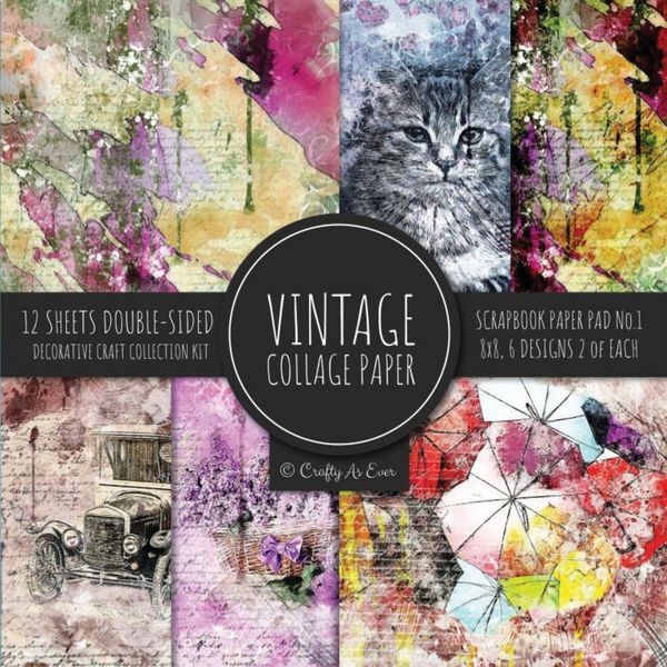 Produktbild: Vintage Collage Paper for Scrapbooking