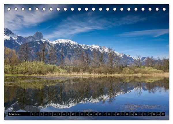 Produktbild: Rund um den Thunersee (Tischkalender 2026 DIN A5 quer), CALVENDO Monatskalender