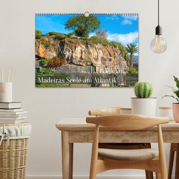 Produktbild: Funchal &ndash; Madeiras Seele am Atlantik (Wandkalender 2026 DIN A3 quer), CALVENDO Monatskalender