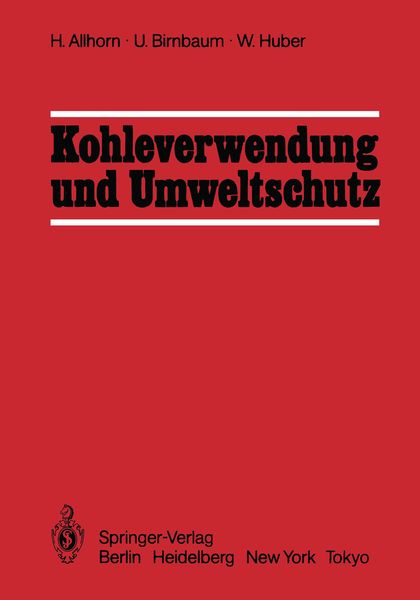 Produktbild: Kohleverwendung und Umweltschutz