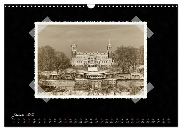 Produktbild: Dresden - Ein Kalender mit Fotografien wie aus einem alten Fotoalbum (Wandkalender 2026 DIN A3 quer), CALVENDO Monatskalender