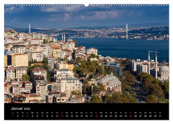 Produktbild: Unterwegs in Istanbul (Wandkalender 2026 DIN A2 quer), CALVENDO Monatskalender
