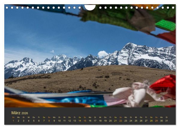 Produktbild: Yunnan - Magische Orte (Wandkalender 2026 DIN A4 quer), CALVENDO Monatskalender