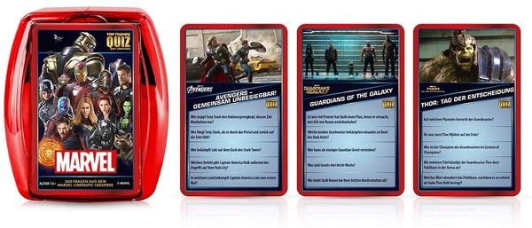 Produktbild: Top Trumps Quiz Marvel Cinematic Universe