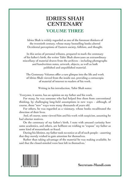 Produktbild: Idries Shah Centenary