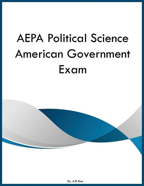 Produktbild: AEPA Political Science American Government Exam