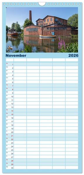 Produktbild: Familienplaner 2026 - Hamburg - Perle an der Elbe mit 5 Spalten (Wandkalender, 21 x 45 cm) CALVENDO