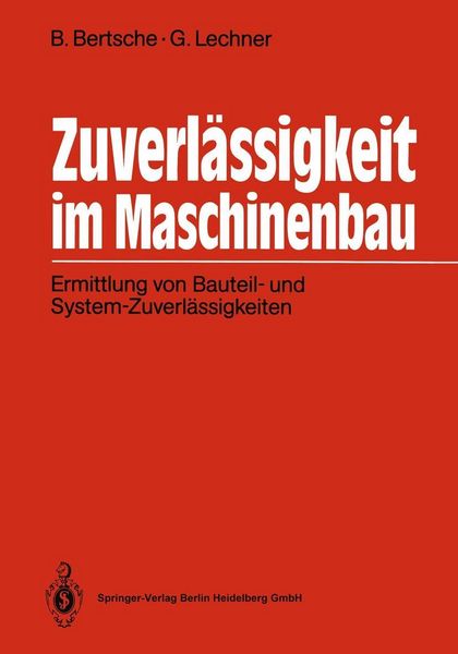 Produktbild: Zuverl&auml;ssigkeit im Maschinenbau